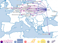Карта лоукостів. Маршрути і вартість авіапольотів з України